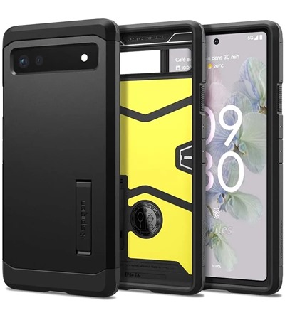 Spigen Tough Armor odoln zadn kryt pro Google Pixel 6a ern