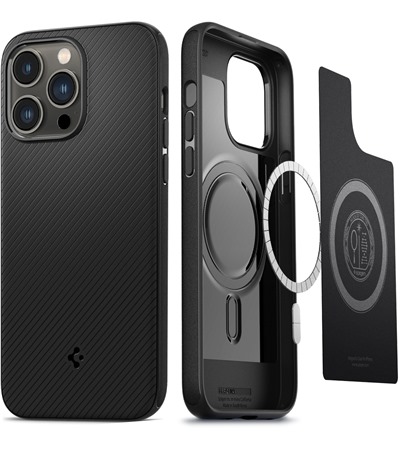 Spigen Mag Armor zadn kryt pro Apple iPhone 14 Pro Max ern