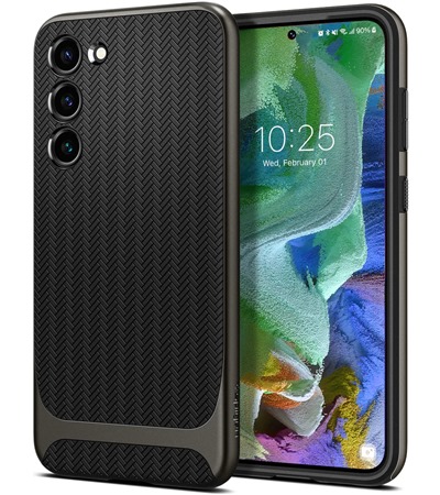 Spigen Neo Hybrid zadn kryt pro Samsung Galaxy S23+ ed ASUS TUF Gaming P1 hern podloka pod my ern ,ASUS ROG Scabbard II Medium hern podloka pod my erven / ern 