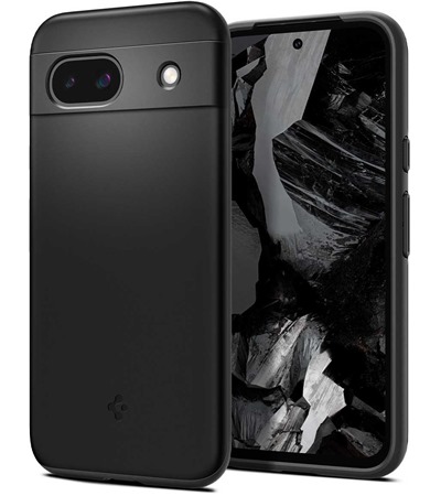 Spigen Thin Fit tenk zadn kryt pro Google Pixel 8a ern