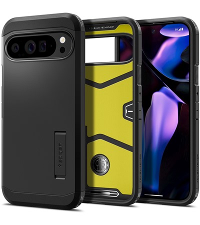 Spigen Tough Armor odoln zadn kryt pro Google Pixel 9 Pro XL ern