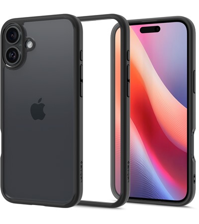 Spigen Ultra Hybrid zadn kryt pro Apple iPhone 16 Plus ir / ern ASUS TUF Gaming P1 hern podloka pod my ern ,ASUS ROG Scabbard II Medium hern podloka pod my erven / ern 