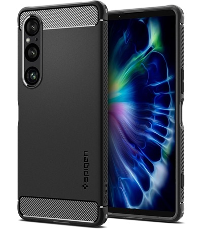 Spigen Rugged Armor odoln zadn kryt pro SONY Xperia 1 VI ern