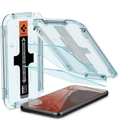 Spigen Glass.tR EZ Fit tvrzen sklo pro Samsung Galaxy S22 2ks ASUS TUF Gaming P1 hern podloka pod my ern ,ASUS ROG Scabbard II Medium hern podloka pod my erven / ern 