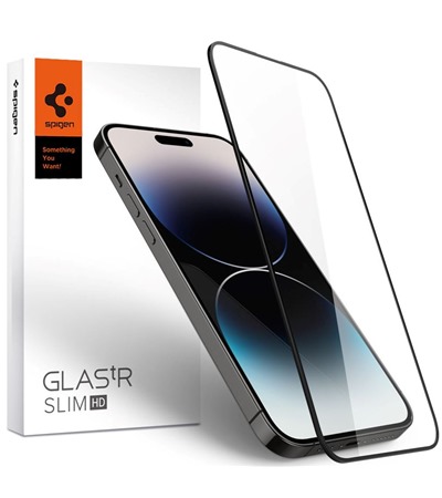 Spigen tR Slim HD tvrzen sklo pro Apple iPhone 14 Pro Max ern