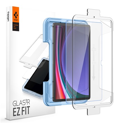 Spigen Glass.tR EZ Fit tvrzen sklo pro Samsung Galaxy Tab S9+ ASUS TUF Gaming P1 hern podloka pod my ern ,ASUS ROG Scabbard II Medium hern podloka pod my erven / ern 