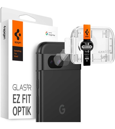 Spigen Glass.tR EZ Fit Optik tvrzen sklo na oky fotoapartu pro Google Pixel 8a 2ks ir ASUS TUF Gaming P1 hern podloka pod my ern ,ASUS ROG Scabbard II Medium hern podloka pod my erven / ern 