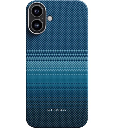 Pitaka Tactile Woven Case aramidov kryt s podporou MagSafe pro Apple iPhone 16 modr