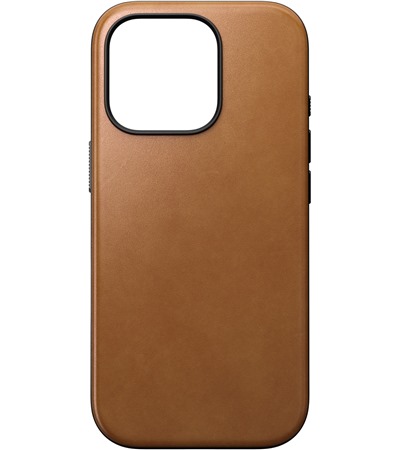 Nomad Modern Leather koen zadn kryt pro Apple iPhone 16 Pro svtle hnd