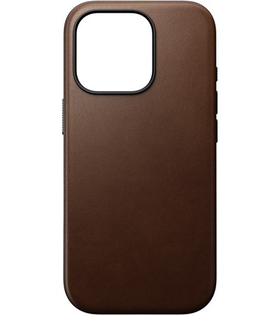 Nomad Modern Leather koen zadn kryt pro Apple iPhone 16 Pro svtle hnd