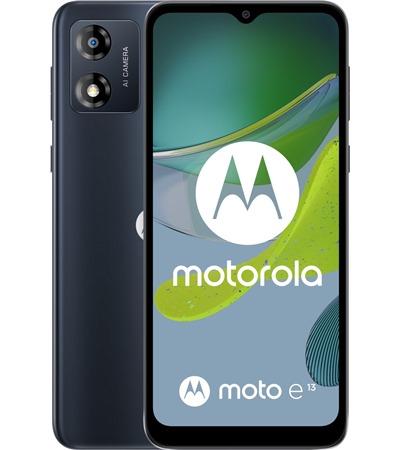 Motorola Moto E13 8GB / 128GB Dual SIM Cosmic Black 4smarts GaN Flex Pro 200W PD / QC nabjeka s prodluovacm adaptrem ,Baseus Compact 30W PD / QC nabjeka ern 