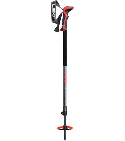 LEKI Poles, Haute Route 2, dark anthracite-dark red-black, 110 - 150