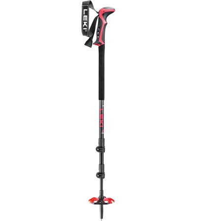 LEKI Poles, Haute Route 3, dark anthracite-dark red-black, 110 - 150