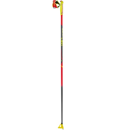 LEKI Poles, HRC Junior, bright red-black-neonyellow, 110