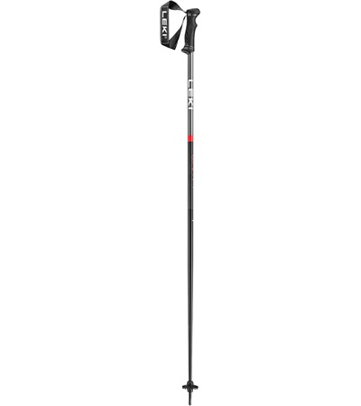 LEKI QNTM, black-light anthracite-bright red, 110 cm