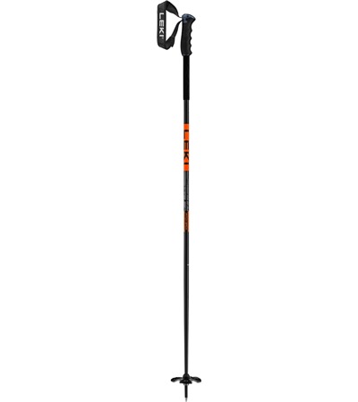 LEKI Pitch Back, black-neonorange-dark anthracite, 110 cm