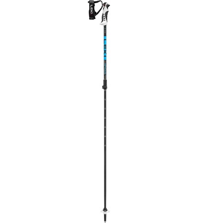 LEKI Drifter Vario S, black-cyan-dark anthracite, 90 - 120 cm