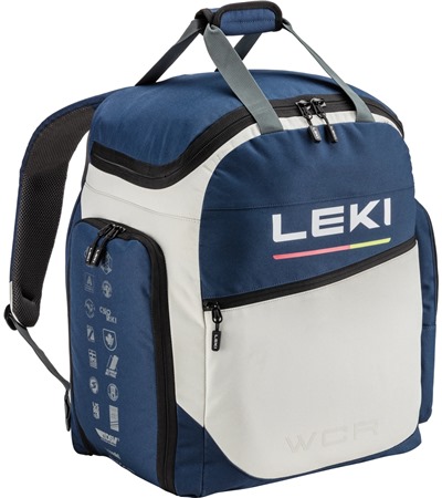 LEKI Skiboot Bag WCR / 60L, dark denim-poppy red-dawn blue, 50 x 40 x 30 cm