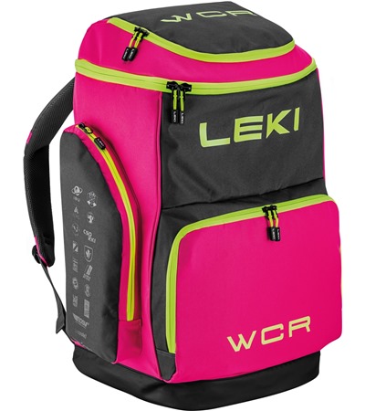 LEKI Skiboot Bag WCR / 85L , neonpink-black-neonyellow, 60 x 40 x 35 cm