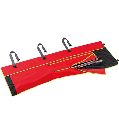 LEKI Ski Wrap Bag Alpine, fluorescent red-black-neonyellow, 210 cm