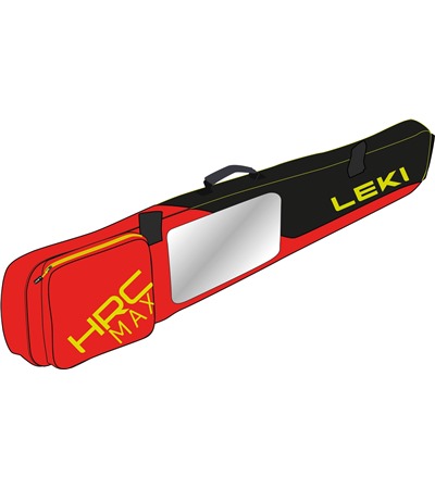 LEKI Biathlon Rifle Bag, bright red-black-neonyellow, One size