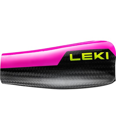 LEKI Forearm Protector Carbon Flex 3.0 Small, carbon structure-neonpink, Small