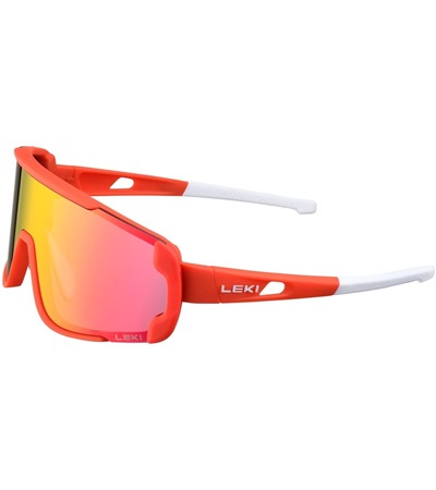 LEKI Storm Magnetic, bright red-rainbow-sulfur yellow, One Size