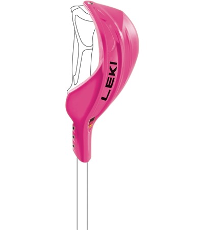 LEKI Gate Guard Closed Worldcup, neonpink, One size