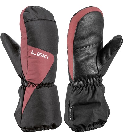 LEKI Nevio Junior Mitt, black-rose, 3.0