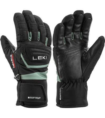 LEKI Griffin 3D Junior, black-dusty green, 4.0