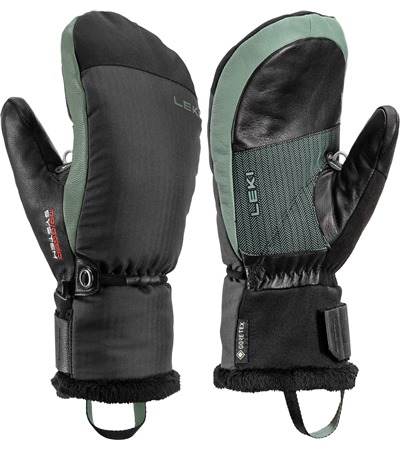 LEKI Lantana 3D GTX Women Mitt, graphite-dusty green, 6.0