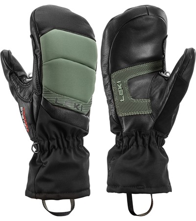 LEKI Griffin Base 3D Women Mitt, black-dusty green, 6.0