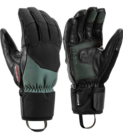 LEKI Hevon Thermo 3D, black-dusty green, 6.5