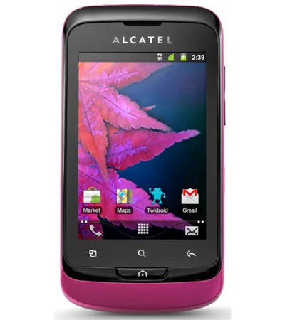 Alcatel One Touch 918D Fuchsia / Black