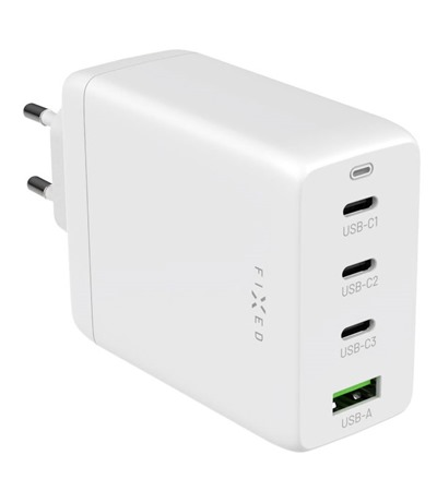 FIXED GaN 100W PD nabjeka bl 4smarts GaN Flex Pro 200W PD / QC nabjeka s prodluovacm adaptrem ,LDNIO SC10610 prodluovac kabel 2m 10x zsuvka, 5x USB-A, 1x USB-C bl 