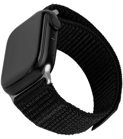 FIXED Nylon Sporty Strap nylonov emnek pro Apple Watch Ultra / 2 49mm ern