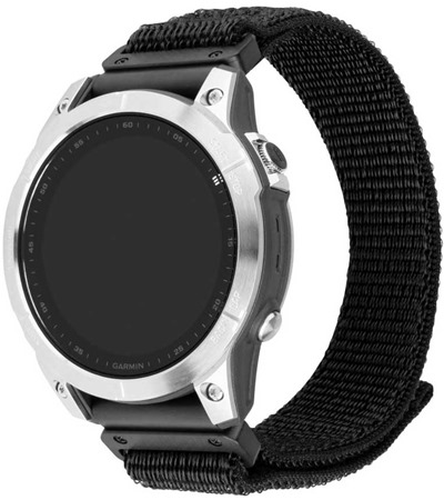 FIXED Nylon Sporty Strap nylonov emnek pro Garmin 26mm QuickFit ern