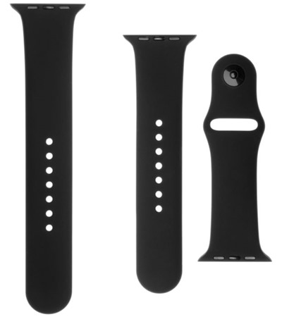 FIXED Silicone Strap Set silikonovch emnk pro Apple Watch 38 / 40 / 41mm ern ASUS TUF Gaming P1 hern podloka pod my ern ,ASUS ROG Scabbard II Medium hern podloka pod my erven / ern 