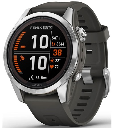 Garmin fenix 7S Pro Solar Silver Black SLEVA na nabjec kabel2 15% ,SLEVA na nabjec kabel3 15% ,SLEVA na nabjec kabel1 15% 