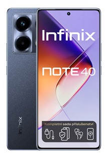 Infinix Note 40 8GB / 256GB Dual SIM Obsidian Black - rozbaleno