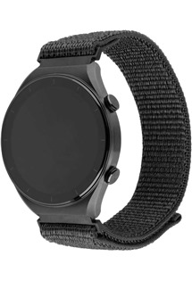 FIXED Nylon Sporty Strap nylonov emnek 20mm Quick Release pro smartwatch tmav ed