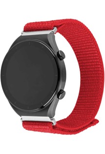 FIXED Nylon Sporty Strap nylonov emnek 20mm Quick Release pro smartwatch erven