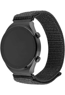 FIXED Nylon Sporty Strap nylonov emnek 22mm Quick Release pro smartwatch tmav ed