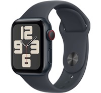 Apple Watch SE 2024 Cellular 40mm Midnight + Midnight Sport Band M/L