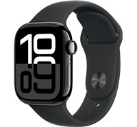 Apple Watch Series10 42mm Jet Black + Black Sport Band M/L