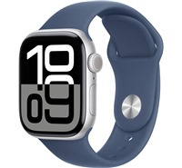 Apple Watch Series10 42mm Silver + Denim Sport Band M/L