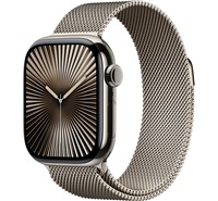 Apple Watch Series10 Cellular 46mm Natural + Natural Milanese Loop S/M