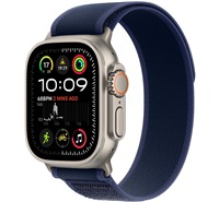 Apple Watch Ultra 2 2024 Natural + Blue Trail Loop S/M