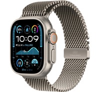 Apple Watch Ultra 2 2024 Natural + Natural Titanium Milanese Loop S