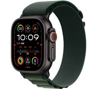 Apple Watch Ultra 2 2024 Black + Dark Green Alpine Loop S